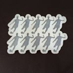 Hobiflex Epoksi Reçine Silikon Kalıp Çoklu Futbolcu Figür Anahtarlık Magnet Kalıbı 1. Kalite HB13065-0008
