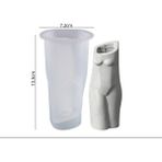 Hobiflex Epoksi Reçine Silikon Kalıp Ithal 3 Boyutlu Insan Vücut Figür Taş Tozu Silikon Kalıp HB115215-0029 - Renk - Beyaz