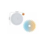 HOBİFLEX EPOKSİ REÇİNE SİLİKON KALIP İTHAL ÇİÇEK MOTİFLİ BARDAK ALTLIĞI TAŞ TOZU SİLİKON KALIP HB5021-0089