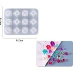 Hobiflex Epoksi Reçine Silikon Kalıp Ithal Elmas Model Bileklik Silikon Kalıp HB3021-0045 - Renk - Beyaz