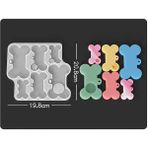 Hobiflex Epoksi Reçine Silikon Kalıp İthal / Kemik Künye Anahtarlık Silikon Kalıp HB8021-0098 - TEKLİ - Beyaz