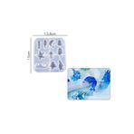 HOBİFLEX EPOKSİ REÇİNE SİLİKON KALIP İTHAL ÜÇ BOYUTLU DENİZ HAYVANLARI FİGÜR SİLİKON KALIP HB7521-0048