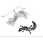 Hobiflex Epoksi Reçine Silikon Kalıp Ithal Üç Boyutlu Kertenkele Taş Tozu Silikon Kalıp HB6021-0054 - Renk - Beyaz