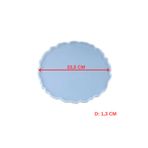 Hobiflex Epoksi Reçine Silikon Kalıp Tırtıklı Büyük Yuvarlak Tepsi Sunum ve Muhtelif Kalıp HB460160 - 0003