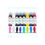 HOBİFLEX EPOKSİ REÇİNE SIVI PİGMENT BOYA TRANSPARAN BÜYÜK SET 8 RENK 60 ML (480 ML)