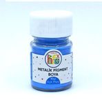 Hobiflex Reçine Metalik Sedefli Pigment 10 GR Metalik Açık Mavi Epoksi Toz Boya