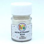 Hobiflex Reçine Metalik Sedefli Pigment İnci Beyazı 10 gr Epoksi Toz Boya