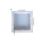 HOBİFLEX SİLİKON KALIP İTHAL KARE ORTA BOY TAŞ TOZU KALIP EPOKSİ REÇİNE SİLİKON KALIP HB150-0121