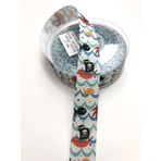 Hobigram Balık Desenli Grogren Kurdele 2,5 cm - 12150102249