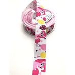 Hobigram Balon Desenli Grogren Kurdele 2,5 cm