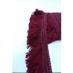 Hobigram Bordo İp Püskül Saçak Şerit