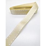 Hobigram Cappicino Çizgi Baskılı Grogren Kurdele 2,5 cm 1 Metre