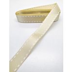 Hobigram Cappicino Çizgi Baskılı Grogren Kurdele 2,5 cm 2 Metre