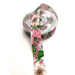 Hobigram Çiçek Desenli Grogren Kurdele 2,5 cm - 16112020164