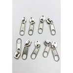 Hobigram Gümüş Rengi Metal Fermuar Başlığı