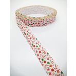 Hobigram Hediye Paketi Desenli Grogren Kurdele 2,5 cm 2 Metre