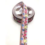 Hobigram Kalp Desenli Grogren Kurdele 2,5 cm - 12150102261