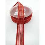 Hobigram Kırmızı İp Kurdele 2,5 cm 3 Metre