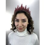 Hobigram Kırmızı Kavya Model Kına Ve Gelin Tacı