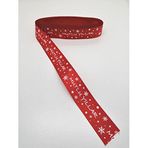 Hobigram Kırmızı Mutlu Yıllar Grogren Kurdele 2,5 cm 2 Metre - 2122020196384