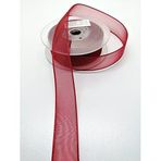 Hobigram Kırmızı Şifon Kurdele 2,5 cm 1 Metre