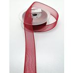 Hobigram Kırmızı Şifon Kurdele 2,5 cm 3 Metre