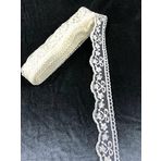 Hobigram Krem Güpür Dantel Model 111