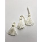 Hobigram Krem Tekli Saçak Püskül 4 Cm 5 Adet