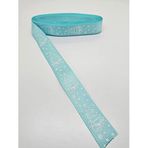 Hobigram Mavi Çam Ağacı Grogren Kurdele 2,5 cm 1 Metre
