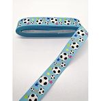 Hobigram Mavi Top Desenli Grogren Kurdele 2,5 cm 3 Metre