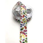 Hobigram Meyve Desenli Grogren Kurdele 2,5 cm - 12150102277