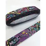 Hobigram Music Yazılı Desenli Grogren Kurdele