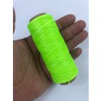 Hobigram Neon Yeşil Mumlu İp 10 Metre