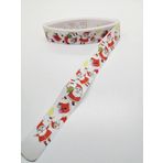 Hobigram Noel Baba Desenli Grogren Kurdele 2,5 cm 2 Metre - 2122020196400