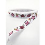 Hobigram Prenses Desenli Grogren Kurdele 2,5 cm 3 Metre