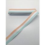 Hobigram Renkli Çizgili Grogren Kurdele 2,5 cm 1 Metre - 17122020258