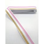 Hobigram Renkli Çizgili Grogren Kurdele 2,5 cm 1 Metre - 17122020262