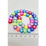 Hobigram Renkli Kalp Motifli Fimo Boncuk