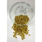 Hobigram Sarı Kahve Kum Boncuk 4 mm 1 Paket 50 Gram