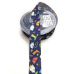 Hobigram Şemsiye Desenli Grogren Kurdele 2,5 cm - 16112020191