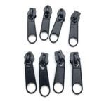 Hobigram Siyah Metal Fermuar Başlığı