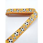 Hobigram Turuncu Top Desenli Grogren Kurdele 2,5 cm 1 Metre