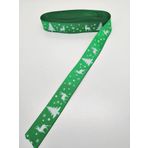 Hobigram Yeşil Çam Ağacı Geyikli Grogren Kurdele 2,5 cm 1 Metre - 2122020196346