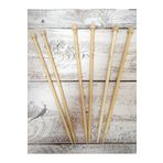 HOBİKİDS Bambu Örgü Şişi 3'lü Set, No: 8-9-10 mm