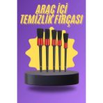 Hobilinka 5 Parça Araç Içi Temizlik Fırçası Araç Içi-Dışı Temizleme Fırça Seti - 1 - Renkli
