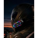 Hobilinka Bluetooth 5.3 Motosiklet Kask Intercom Kulaklık 1000 Metre Bağlantı - Kırmızı