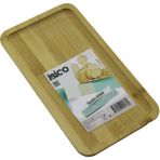 Hobilinka Dikdörtgen Ahşap Bambu Servis Sunum Tepsi - Tahtası Mini Tepsi 25 x 14 x 1.4cm (4887) - (No Color)