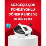 Hobilinka Döner Mekanizmalı Sebze Doğrayıcı Hazneli Rende - 000-Siyah - standart