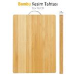 Hobilinka Metal Saplı Bambu Kesim Panosu - Renkli