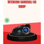 Hobilinka Q28 Kameralı Motosiklet Kask Kulaklık Bluetooth 5.3 Su Geçirmez 1080P Hd - Kırmızı